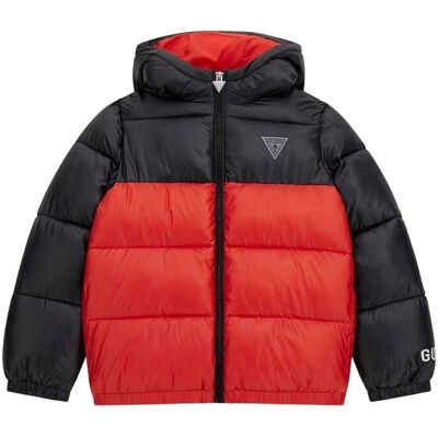 Dunjackor Guess HOODED LS PADDED PUFFER W/ZIP 12 ans,14 ans,16 ans Pojkar Dunjackor Guess HOODED LS PADDED PUFFER W/ZIP 12 ans,14 ans,16 ans Pojkar
