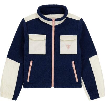 Fleecetröjor Guess POLAR FLEECE LS PADDED JACKET 10 ans,12 ans,14 ans,16 ans Pojkar Fleecetröjor Guess POLAR FLEECE LS PADDED JACKET 10 ans,12 ans,14 ans,16 ans Pojkar