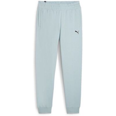Puma Ljusblå Återvunnen Bomull Byxor - Casual & Sporty - S Puma Ljusblå Återvunnen Bomull Byxor - Casual & Sporty - S