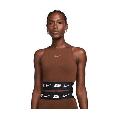 Sport-BH Nike Crop Tape EU L Dam Sport-BH Nike Crop Tape EU L Dam