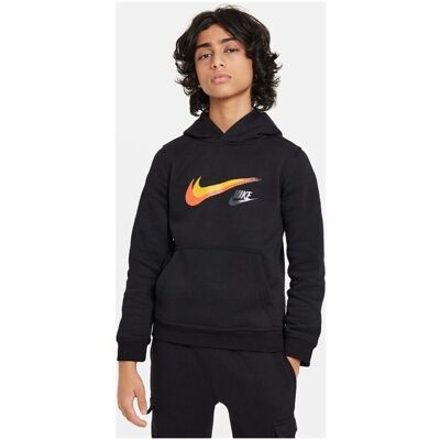 Nike Fleece Huvtröja Svart - Huvtröja - Nike Nike Fleece Huvtröja Svart - Huvtröja - Nike