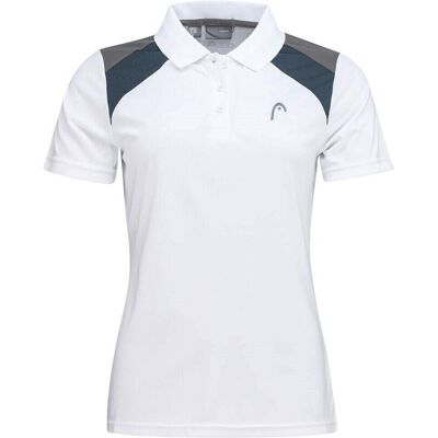 HEAD - Club 22 Tech Polo Shirt - Vit - L - Polo Shirt HEAD - Club 22 Tech Polo Shirt - Vit - L - Polo Shirt