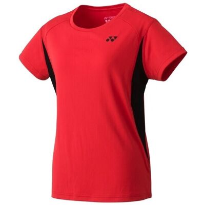Yonex Dam tennis T-shirt Röd Logo Yonex Dam tennis T-shirt Röd Logo