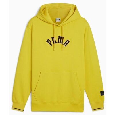 Huvtröjor Puma Yellow Classics Play Paris Hoodie Junior EU S,EU M,EU L Huvtröjor Puma Yellow Classics Play Paris Hoodie Junior EU S,EU M,EU L