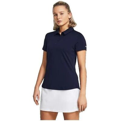 Dam Under Armour Midnight Navy Polo - Andningsbar, Snabbtorkande, UPF 50+ Dam Under Armour Midnight Navy Polo - Andningsbar, Snabbtorkande, UPF 50+