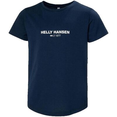 Helly Hansen Junior Allure T-shirt Marine - UV-skydd Helly Hansen Junior Allure T-shirt Marine - UV-skydd
