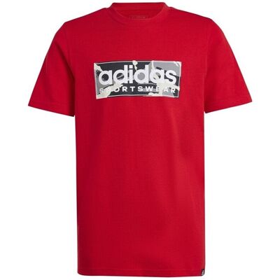 T-shirts med korta ärmar adidas Camo Lin T EU S Pojkar T-shirts med korta ärmar adidas Camo Lin T EU S Pojkar
