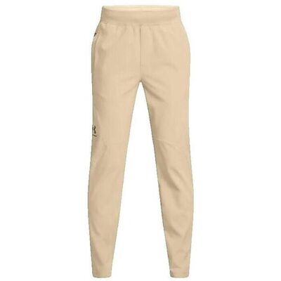 Under Armour Unstoppable Tapered Byxor Barn Khaki - Byxor Under Armour Unstoppable Tapered Byxor Barn Khaki - Byxor