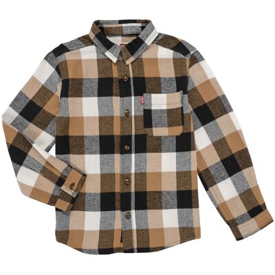 Skjortor med långa ärmar Levis LS FLANNEL SHIRT 2 år,3 år,4 år,6 år Pojkar Skjortor med långa ärmar Levis LS FLANNEL SHIRT 2 år,3 år,4 år,6 år Pojkar