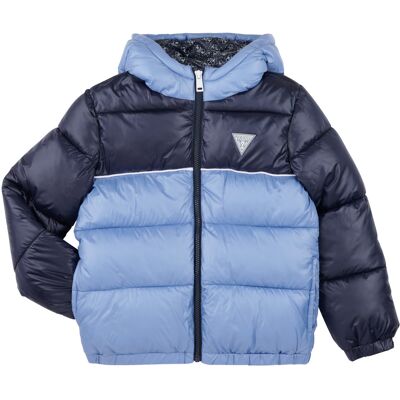 Dunjackor Guess PADDED HOODED LS JACKET W/ZIP 14 ans Pojkar Dunjackor Guess PADDED HOODED LS JACKET W/ZIP 14 ans Pojkar