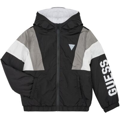 Tunna jackor Guess LS HOODED PADDED JACKET W/ ZIP 8 ans,10 ans Pojkar Tunna jackor Guess LS HOODED PADDED JACKET W/ ZIP 8 ans,10 ans Pojkar