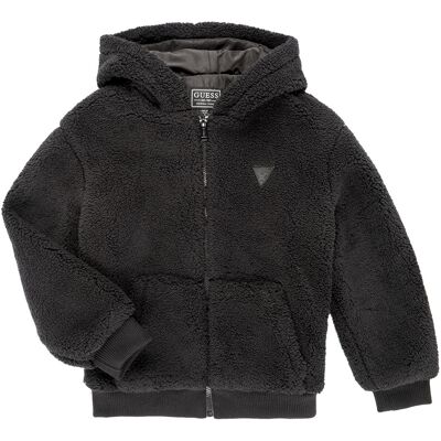 Tunna jackor Guess LS FAUX FUR JACKET 8 ans Flickor Tunna jackor Guess LS FAUX FUR JACKET 8 ans Flickor