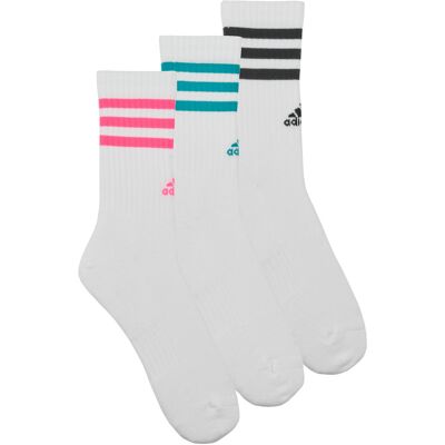 Strumpor adidas 3-Stripes Cushioned Crew Socks 3 Pairs L Dam Strumpor adidas 3-Stripes Cushioned Crew Socks 3 Pairs L Dam