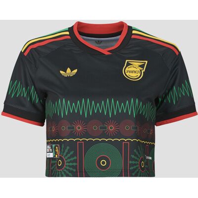T-shirts med korta ärmar adidas Away Crop Jamaica Football Jersey EU S,EU M,EU L,EU XS Dam T-shirts med korta ärmar adidas Away Crop Jamaica Football Jersey EU S,EU M,EU L,EU XS Dam