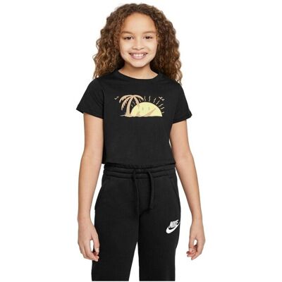 Nike G Nsw Tee Sun Swoosh Crop - T-Shirt Nike G Nsw Tee Sun Swoosh Crop - T-Shirt