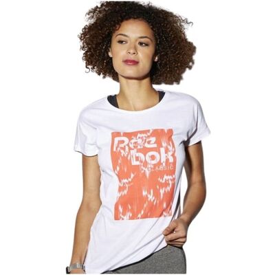 T-shirts med korta ärmar Reebok Sport AK0686 EU S,EU L,EU XS,EU XXS Dam T-shirts med korta ärmar Reebok Sport AK0686 EU S,EU L,EU XS,EU XXS Dam