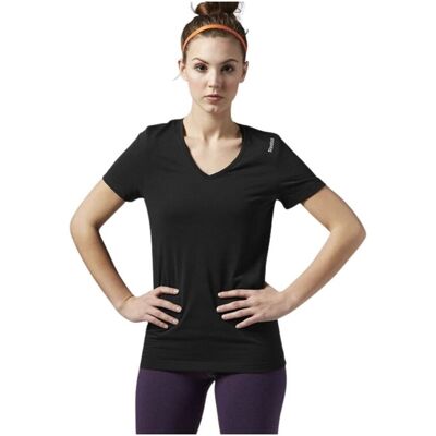 T-shirts med korta ärmar Reebok Sport Wor Supremium EU XS Dam T-shirts med korta ärmar Reebok Sport Wor Supremium EU XS Dam