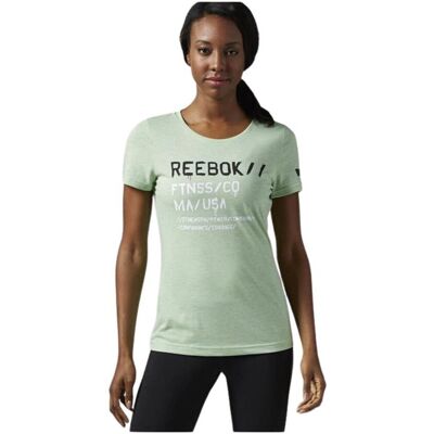 T-shirts med korta ärmar Reebok Sport AO0891 EU S,EU M,EU L Dam T-shirts med korta ärmar Reebok Sport AO0891 EU S,EU M,EU L Dam