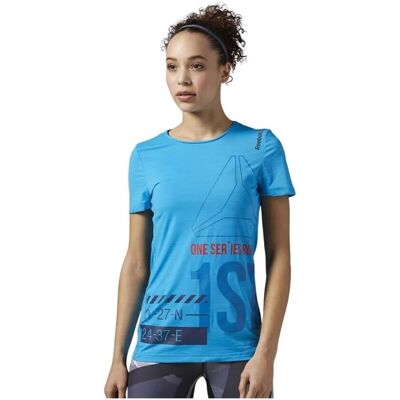 T-shirts med korta ärmar Reebok Sport S94255 EU S,EU M,EU XS Dam T-shirts med korta ärmar Reebok Sport S94255 EU S,EU M,EU XS Dam