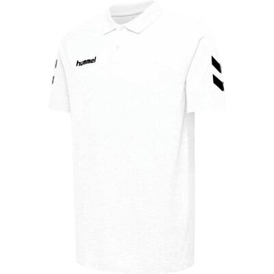 Polotröjor med korta ärmar hummel Polo Go Cotton blanc EU S,EU M Herr Polotröjor med korta ärmar hummel Polo Go Cotton blanc EU S,EU M Herr