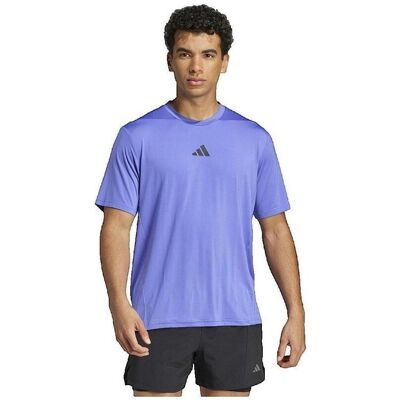 adidas Intensity blå tränings-t-shirt adidas Intensity blå tränings-t-shirt