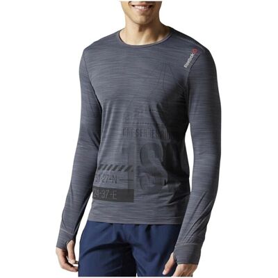 Långärmade T-shirts Reebok Sport AX9512 EU XXL,EU S,EU M,EU XL Herr Långärmade T-shirts Reebok Sport AX9512 EU XXL,EU S,EU M,EU XL Herr