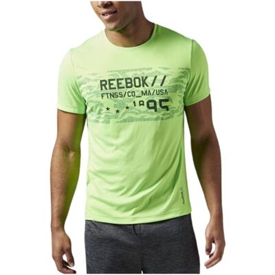 T-shirts med korta ärmar Reebok Sport AJ2906 EU S Herr T-shirts med korta ärmar Reebok Sport AJ2906 EU S Herr