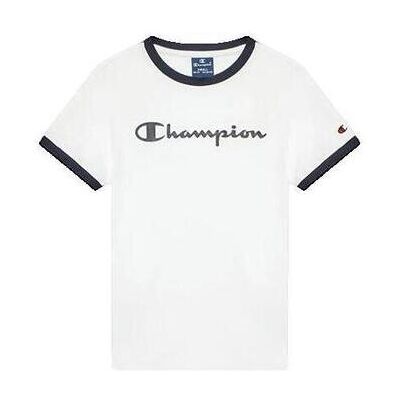 T-shirts med korta ärmar Champion T-shirt blanc EU XL Pojkar T-shirts med korta ärmar Champion T-shirt blanc EU XL Pojkar