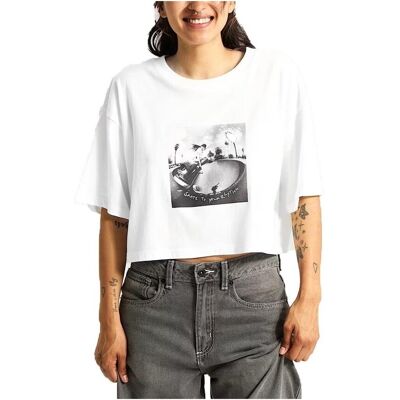 T-shirts med korta ärmar Vans Rhythm Relaxed Crop Ss EU S,EU M,EU XS Dam T-shirts med korta ärmar Vans Rhythm Relaxed Crop Ss EU S,EU M,EU XS Dam