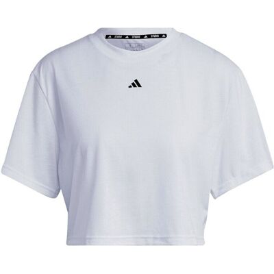 adidas IB8564 Vit knuten bak Aeroready T-shirt - T-shirt adidas IB8564 Vit knuten bak Aeroready T-shirt - T-shirt