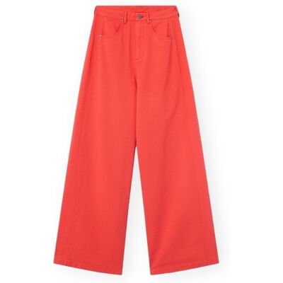 Breda byxor Compania Fantastica COMPAÑIA FANTÁSTICA Trousers 11071 - Red FR 36 Breda byxor Compania Fantastica COMPAÑIA FANTÁSTICA Trousers 11071 - Red FR 36