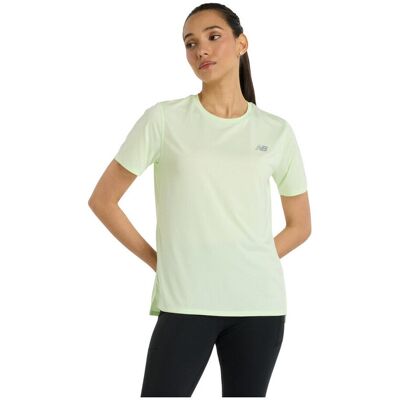 T-shirts med korta ärmar New Balance T-shirt de sport M polyester EU L,EU XL,EU XS Dam T-shirts med korta ärmar New Balance T-shirt de sport M polyester EU L,EU XL,EU XS Dam