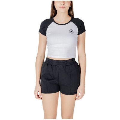 T-shirts med korta ärmar Converse T-shirt CHUCK PATCH COLORBLOCK SS TOP coton EU S,EU M,EU L Dam T-shirts med korta ärmar Converse T-shirt CHUCK PATCH COLORBLOCK SS TOP coton EU S,EU M,EU L Dam