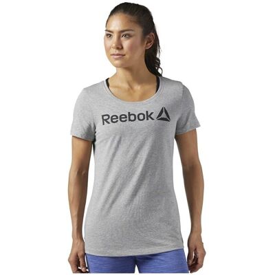 T-shirts med korta ärmar Reebok Sport Linear Read EU S,EU M Dam T-shirts med korta ärmar Reebok Sport Linear Read EU S,EU M Dam