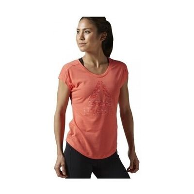 T-shirts med korta ärmar Reebok Sport Workout Ready Supremium Big Delta Tee EU XXS Dam T-shirts med korta ärmar Reebok Sport Workout Ready Supremium Big Delta Tee EU XXS Dam