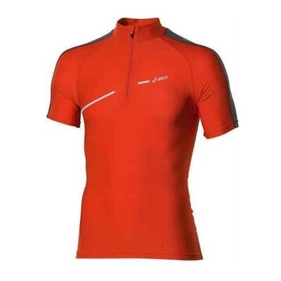 Asics 1 2 Zip Top - T-shirt - Orange - Löpning hela året Asics 1 2 Zip Top - T-shirt - Orange - Löpning hela året
