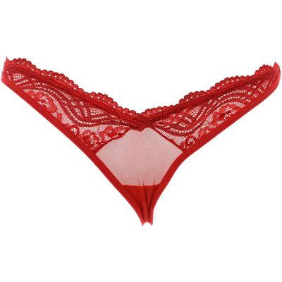 Tanga Kisses And Love 21684-RED EU S / M,EU L / XL Dam Tanga Kisses And Love 21684-RED EU S / M,EU L / XL Dam
