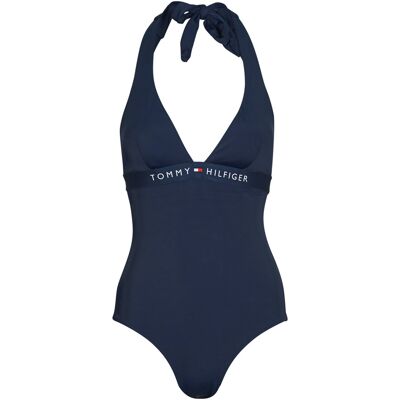 Baddräkt Tommy Hilfiger HALTER ONE PIECE (EXT SIZES) EU S Dam Baddräkt Tommy Hilfiger HALTER ONE PIECE (EXT SIZES) EU S Dam