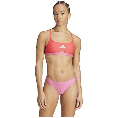 Bikini adidas Maillot de bain 2 pièces colorblock rose EU S Dam Bikini adidas Maillot de bain 2 pièces colorblock rose EU S Dam