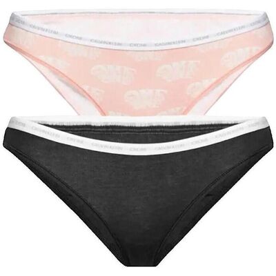 Bikinibyxa / Bikini-bh Calvin Klein Jeans Culottes Calvin Klein Pack X2 en coton élastique EU S,EU M,EU L,EU XL Dam Bikinibyxa / Bikini-bh Calvin Klein Jeans Culottes Calvin Klein Pack X2 en coton élastique EU S,EU M,EU L,EU XL Dam