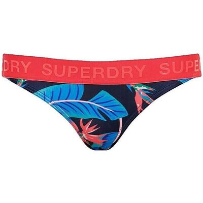 Bikinibyxa / Bikini-bh Superdry Culotte de bikini logo classique bleu marine EU XL Dam Bikinibyxa / Bikini-bh Superdry Culotte de bikini logo classique bleu marine EU XL Dam