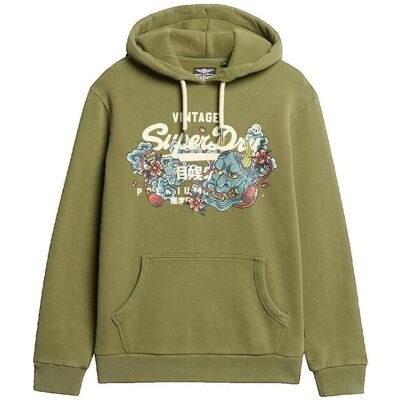 Huvtröjor Superdry Tokyo Vl EU S Huvtröjor Superdry Tokyo Vl EU S