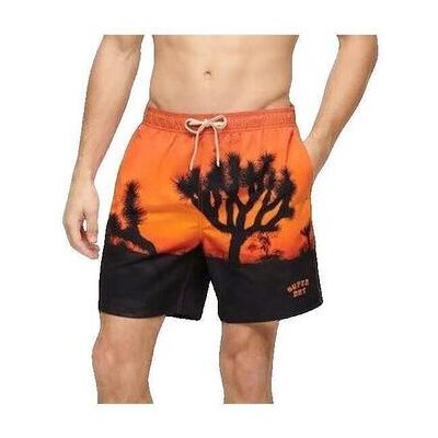 Baddräkter Superdry Short de bain Photographic orange EU M,EU XL Herr Baddräkter Superdry Short de bain Photographic orange EU M,EU XL Herr