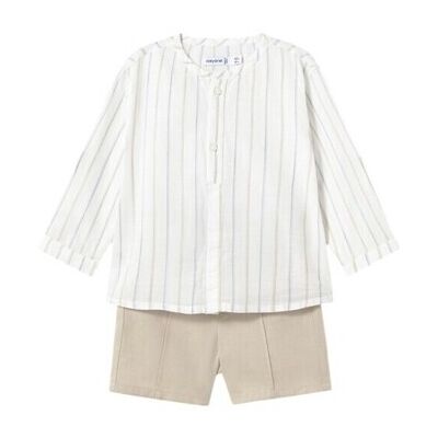 Klâder Set Mayoral 1249 Conjunto bermuda y camisa estampada bebé Beige 12 mån Flickor Klâder Set Mayoral 1249 Conjunto bermuda y camisa estampada bebé Beige 12 mån Flickor