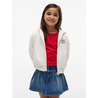 Huvtröjor Tommy Hilfiger Tommy Rhinestone Zip Through 10 år,12 år,14 år,16 år Huvtröjor Tommy Hilfiger Tommy Rhinestone Zip Through 10 år,12 år,14 år,16 år