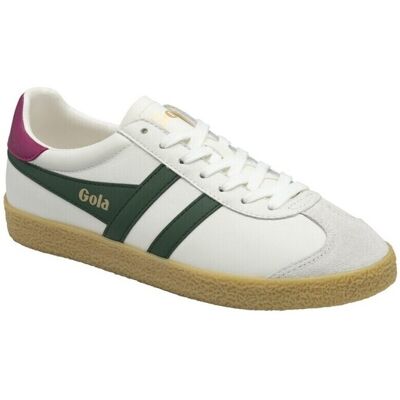Gola Medallist Vita Gröna Läder Mode Sneakers - Mode Sneakers Gola Medallist Vita Gröna Läder Mode Sneakers - Mode Sneakers