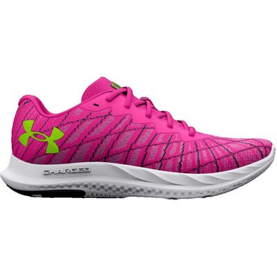 Under Armour Charged Breeze 2 Löparskor - Rosa/Svart/Lime Surge - Kvinnor Under Armour Charged Breeze 2 Löparskor - Rosa/Svart/Lime Surge - Kvinnor