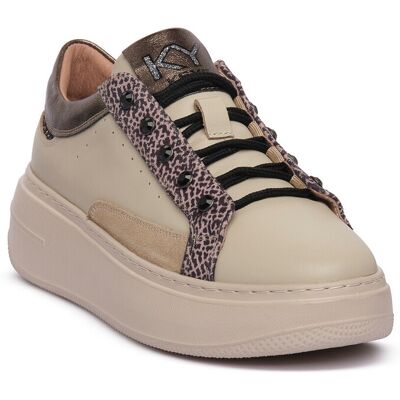 Sneakers Keys BEIGE BRONZO 37,39,40 Dam Sneakers Keys BEIGE BRONZO 37,39,40 Dam