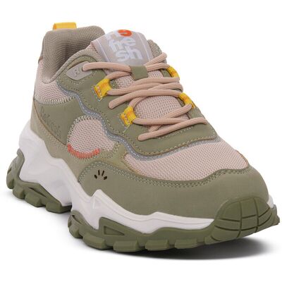 Sneakers Refresh KAKI 38 Dam Sneakers Refresh KAKI 38 Dam