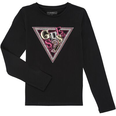 Långärmade T-shirts Guess LS T-SHIRT W/SEQUINS 8 ans Flickor Långärmade T-shirts Guess LS T-SHIRT W/SEQUINS 8 ans Flickor